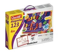 Poradniki hobbystyczne - Tablica magnetyczna dwustronna cyfry i kształty Nowa - miniaturka - grafika 1