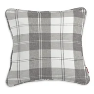 Poszewki na poduszki - Dekoria Poszewka Gabi na poduszkę krata szaro-biała 45 × 45 cm Edinburgh 115-115-79 - miniaturka - grafika 1