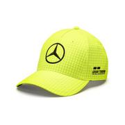 Czapki dla dzieci - Czapka baseballowa dziecięca yellow Lewis Hamilton Mercedes AMG F1 2023 - miniaturka - grafika 1