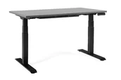 Biurka - Biurko Grow - Czarny - Stelaż i Blat - 140x70 cm - YZ-13 - Antracyt - miniaturka - grafika 1