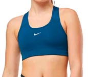 Biustonosze - Stanik Sportowy Nike Swoosh Dri-Fit BV3636-460 r. M - miniaturka - grafika 1
