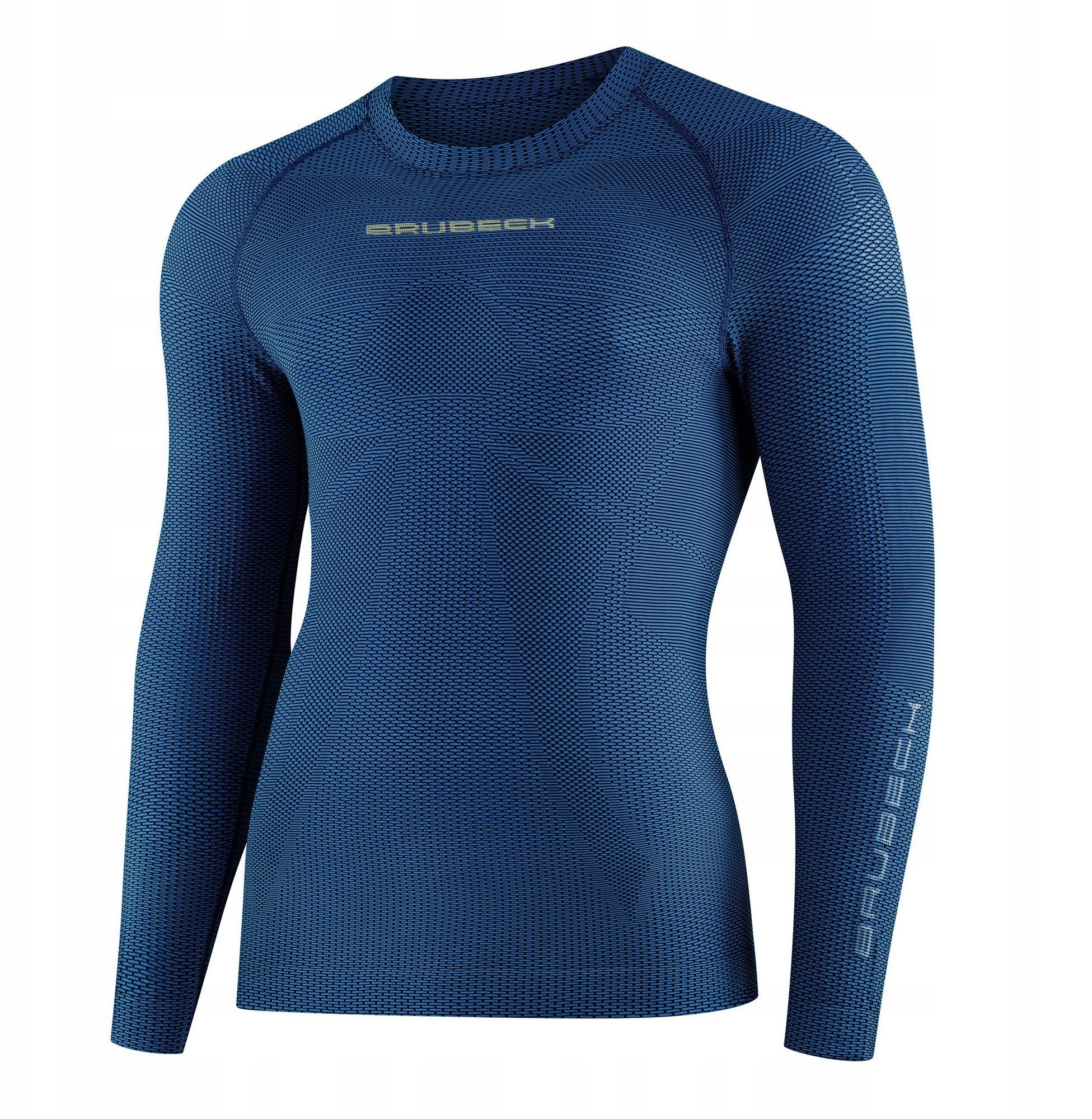 LS1595M Koszulka męska 3D PRO z długim rękawem ciemnoniebieski XL