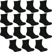 Skarpetki męskie - ZESTAW 15 par Skarpety BAMBUSOWE bezuciskowe czarne 43-46 antybakteryjne - miniaturka - grafika 1