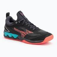 Buty sportowe męskie - Buty do siatkówki Mizuno Wave Luminous 3 black/neon flame/peacock blue WYSYŁKA W 24H 30 DNI NA ZWROT - miniaturka - grafika 1