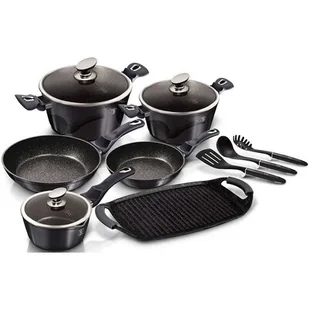 Berlinger Haus Lumarko Berlingerhaus Bh-6911 Carbon Pro BH-6911 Kinghoff - Zestawy garnków i patelni - miniaturka - grafika 1