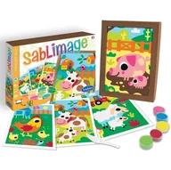 Zabawki kreatywne - Zestaw do malowania piaskiem Sablimage  - Farma, SentoSphere - miniaturka - grafika 1