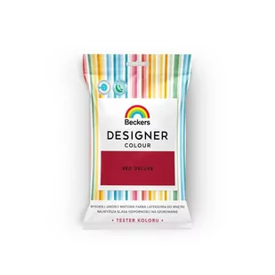 Beckers Tester farby Designer Colour 50 ml Red deluxe - Farby zewnętrzne - miniaturka - grafika 1
