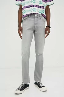 Spodnie męskie - G-Star Raw jeansy męskie kolor szary - grafika 1
