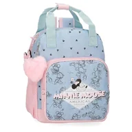 Plecaki - Joumma Disney Minnie American Darling Plecak Niebieski 23X28X10 cms Poliester 9,6L, niebieski, plecak - miniaturka - grafika 1