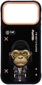 Etui i futerały do telefonów - Etui Nimmy Cool&Cute 2.0 Gorilla do iPhone 17 Pro Max czarny - miniaturka - grafika 1