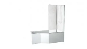Besco Integra 170x75cm Wanna asymetryczna Prawa + parawan 3-skrzydłowy (#WAI-170-PP3) - Wanny - miniaturka - grafika 9
