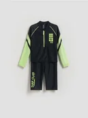 Skarpetki dla dzieci - Reserved - Strój kąpielowy z długim rękawem - czarny - miniaturka - grafika 1