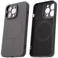 Etui i futerały do telefonów - SWISSTEN Czarne Etui do iPhone 13 PRO SOFT JOY CASE MagStick - miniaturka - grafika 1