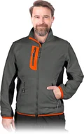 Odzież robocza - BLUZA Z POLARU OCHRONNA LHOLLMAN LH-FMN-P; CIEMNOSZARO-CZARNO-POMARAŃCZOWY (XXXL) - miniaturka - grafika 1