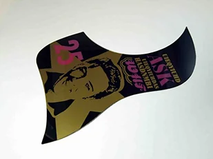 Uderzający Salva Puas Pickguard do gitary akustycznej MOD.: Elvis + 2 kolce upominkowe - Inne akcesoria gitarowe - miniaturka - grafika 1
