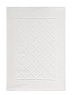 Kleine Wolke Bridge Ekologiczny Dywanik Frotte biały 50x 70 cm ECO LIVING - Dywaniki łazienkowe - miniaturka - grafika 1
