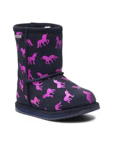 Emu Australia Buty Rainbow Unicorn Brumby K12373 Czarny - Buty dla dziewczynek - miniaturka - grafika 1