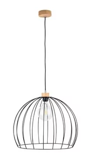 Britop Coop D49 lampa wisząca 1-punktowa dąb olejowany/czarny 1882974 1882974 - Lampy sufitowe - miniaturka - grafika 1