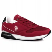 Sneakersy męskie - Buty sneakersy męskie U.s Polo Assn. NOBIL003C-RED001 - miniaturka - grafika 1