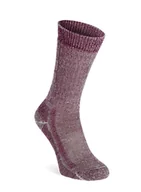 Skarpetki sportowe męskie - Skarpety damskie Smartwool Classic Hike Full Cushion Crew - bordeaux - miniaturka - grafika 1