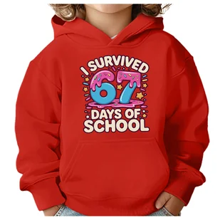 BLUZA DZIECIĘCA Z KAPTUREM 67 SIX SEVEN SZKOŁA 122-128 DLA DZIECKA PREZENT - Bluzy dla dziewczynek BLUZA DZIECIĘCA Z KAPTUREM 67 SIX SEVEN SZKOŁA 122-128 DLA DZIECKA PREZENT - Bluzy dla dziewczynek - miniaturka - grafika 1