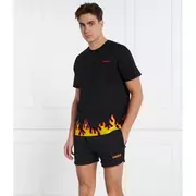 Piżamy męskie - Hugo Bodywear Piżama HUGO Flames ShortSet | Regular Fit - miniaturka - grafika 1