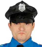 Dodatki do strojów karnawałowych - Guirca Czapka policjanta - 1 szt. GU13714 - miniaturka - grafika 1