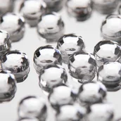 Ozdoby do paznokci - Ozdoba do paznokci cyrkonie imitacja szkła 3 mm 100 szt Nr 1 - miniaturka - grafika 1