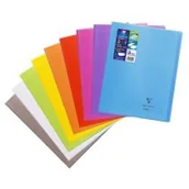 Pozostałe książki - Clairefontaine Clairefontaine 971501C Koverbook notatnik 96 stron, 21 x 19,7 cm, 90 g, w linie z krawędzią, okładka z polipropylenu (tworzywo sztuczne), przezroczysta 971501C - miniaturka - grafika 1