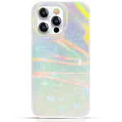 Etui i futerały do telefonów - Kingxbar Shell Series luksusowe eleganckie etui na iPhone 13 Pro perłowy-miętowy - miniaturka - grafika 1