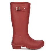 Buty dla dziewczynek - Kalosze Hunter JFT6000RMA Czerwony - miniaturka - grafika 1