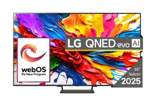 Telewizor LG QNED evo AI 65QNED93A6A Telewizor 165,1 cm (65") 4K Ultra HD Smart TV Wi-Fi Czarny - Telewizory - miniaturka - grafika 1
