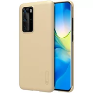 Etui i futerały do telefonów - Nillkin Super Frosted Shield - Etui Huawei P40 Pro (Golden) - miniaturka - grafika 1