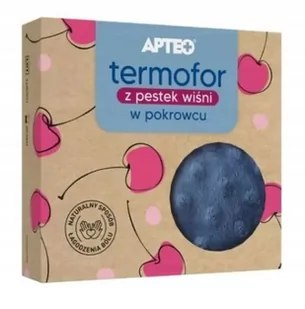 SYNOPTIS PHARMA SP. Z O.O. Apteo Termofor z pestek wiśni w niebieskim pokrowcu 1 sztuka 9102126 - Termofory - miniaturka - grafika 1