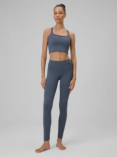 4F Legginsy do jogi szybkoschnące damskie - fioletowe M - Legginsy 4F Legginsy do jogi szybkoschnące damskie - fioletowe M - Legginsy - miniaturka - grafika 1