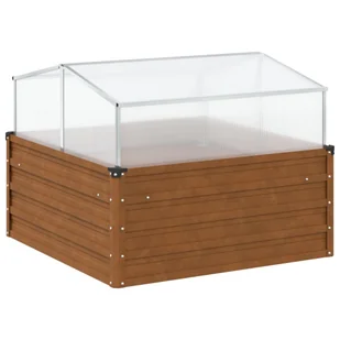 vidaXL Donica ogrodowa/ inspekt, stal kortenowska - Donice - miniaturka - grafika 1