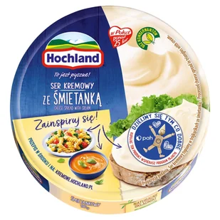 Hochland Ser kremowy topiony w trójkącikach - Sery - miniaturka - grafika 1