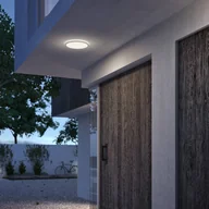 Lampy ogrodowe - Philips Superslim LED IP54 Ø 25cm 4 000 K biały - miniaturka - grafika 1