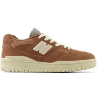 Sneakersy damskie - New Balance Buty Sneakersy Brązowe 550 BB550THB - miniaturka - grafika 1
