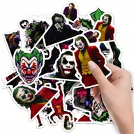Szkolne artykuły papiernicze - NAKLEJKI NA ZESZYT NALEPKA Z POSTACIAMI FILM BATMAN JOKER WZORY 10SZT - miniaturka - grafika 1