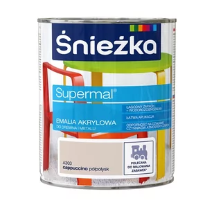 ŚNIEŻKA Supermal® Emalia Akrylowa Półpołysk - Emalie - miniaturka - grafika 1