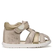Buty dla dziewczynek - Sandały Geox B Sandal Macchia Gir B254WB 007NF C8560 Beżowy - miniaturka - grafika 1