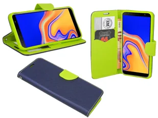 Samsung Galaxy J6+ Plus ( J610F ) Etui z klapką Etui ochronne Book Case w kolorze niebiesko-zielonym - Etui i futerały do telefonów - miniaturka - grafika 1