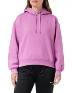 Bluzy damskie - Champion Damska bluza z kapturem, Różowa morwa, XL - miniaturka - grafika 1