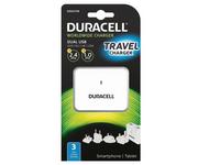 Ładowarki do telefonów - Duracell Ładowarka sieciowa 3,4 A travel kit biała (DR6001W) - miniaturka - grafika 1