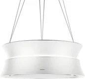 Okapy kuchenne - Falmec Dama Circle.Tech Isola 60 Biały - miniaturka - grafika 1