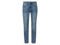 Spodnie męskie - LIVERGY® Jeansy męskie z bawełną, Slim Fit (Jasnoniebieski, 52 (36/34)) - miniaturka - grafika 1