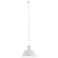 Lampy sufitowe - MLAMP LAMPA wisząca AREUF 3193 MLAMP metalowa OPRAWA kopuła ZWIS na łańcuchu biały AREUF 3193 - miniaturka - grafika 1