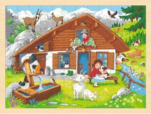 Drewniane puzzle Alpy Goki - Puzzle - miniaturka - grafika 1
