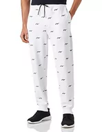 Spodenki męskie - HUGO Męskie spodnie Duritiba Jersey, Biały 100, XS - miniaturka - grafika 1